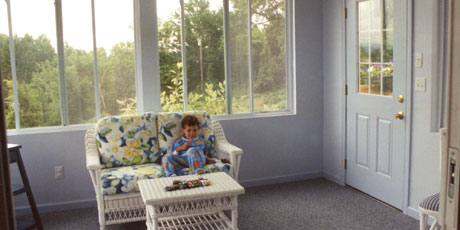 A sunroom addition adds light and space to your home