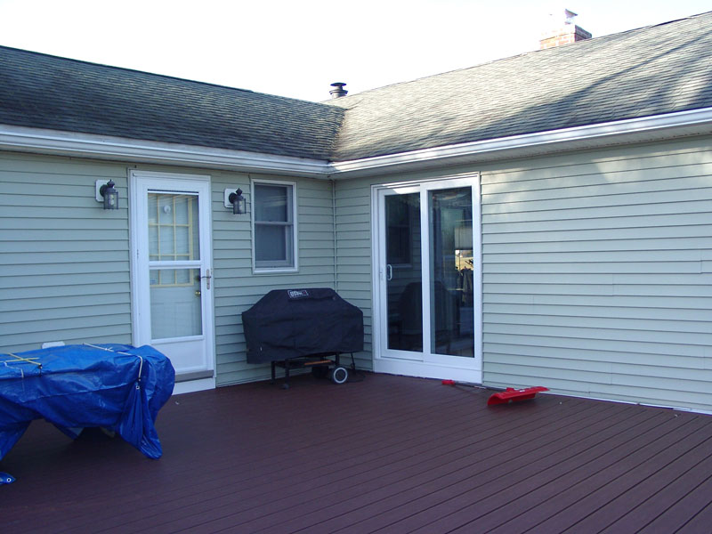 Kelley Carpentry builds decks out of recycled materials.