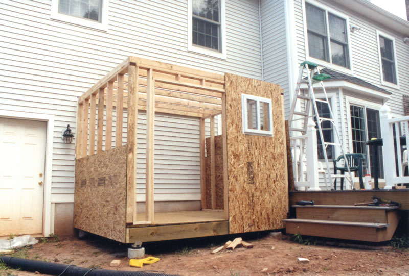 The specifications for the original shed were quite simple.